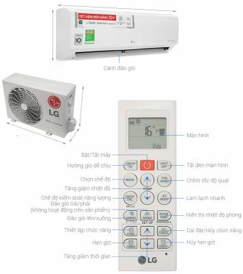 26 mã lỗi của điều hòa lg hay gặp nhất