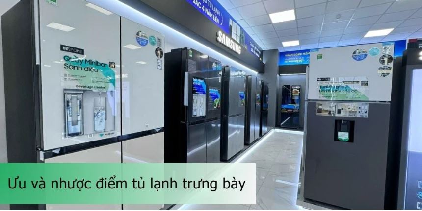 Ưu - nhược điểm của tủ lạnh trưng bày