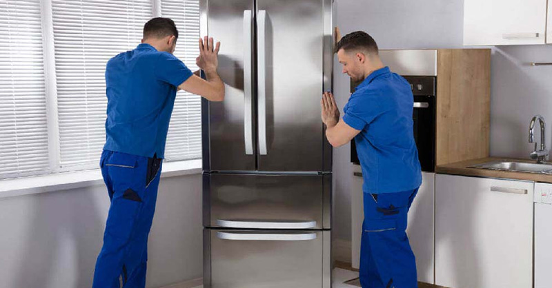 Hạn chế xảy ra va chạm khi di chuyển tủ lạnh