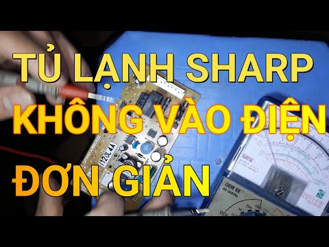 Đi tìm nguyên nhân khiến tủ lạnh Sharp không vào điện