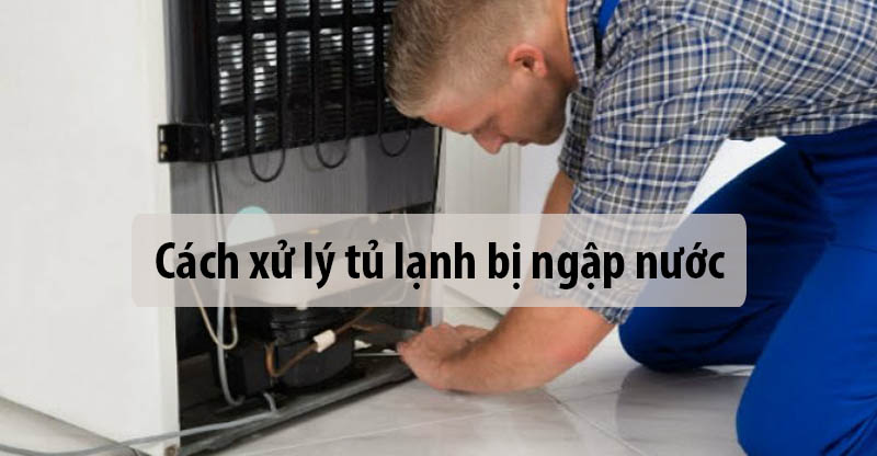 Cách xử lý khi tủ lạnh bị ngập nước hiệu quả tại nhà