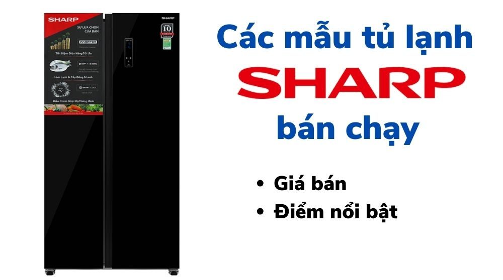 Top các dòng tủ lạnh Sharp đáng mua nhất hiện nay