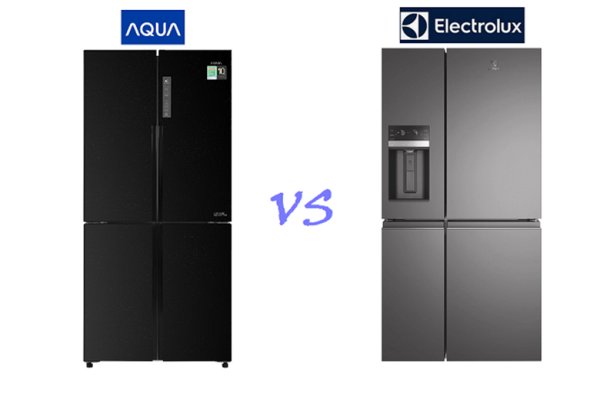 So sánh tủ lạnh Aqua và Electrolux