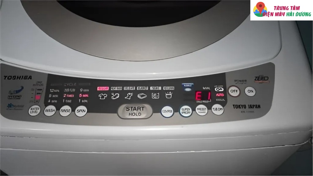 Máy giặt Toshiba báo lỗi E1 là lỗi gì?
