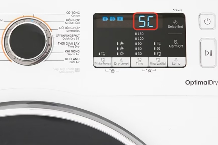 Lỗi 5C máy giặt Samsung là gì?