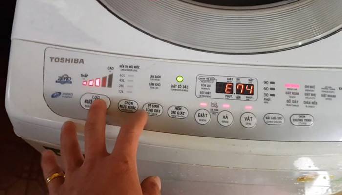 Dấu hiệu nhận biết lỗi E74