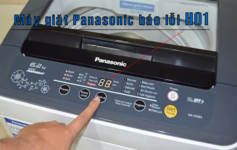 Nguyên nhân và Cách sửa lỗi H01 máy giặt Panasonic