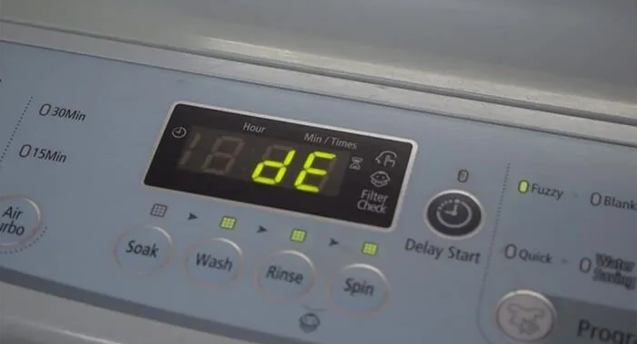 Lỗi DE máy giặt Samsung là gì?