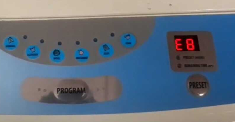 Do bo mạch máy giặt bị hỏng
