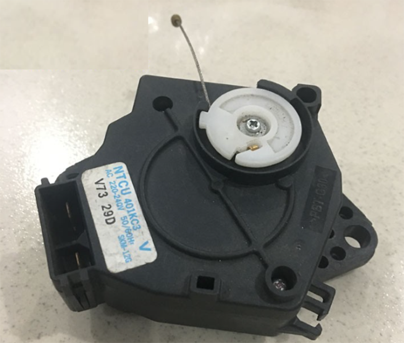 Do motor xả bị hỏng