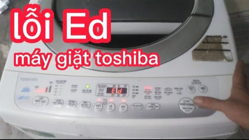 Lỗi ED máy giặt Toshiba