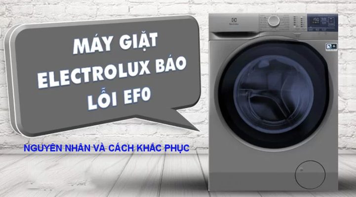 Máy giặt Electrolux lỗi EF0