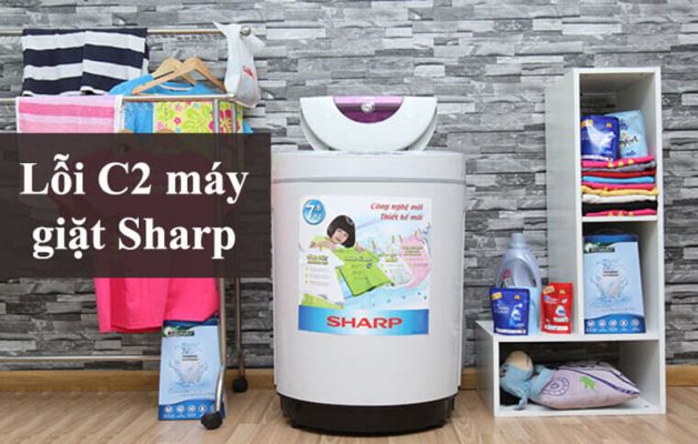 Lỗi C2 máy giặt Sharp