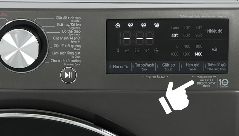 Lỗi DL máy giặt LG