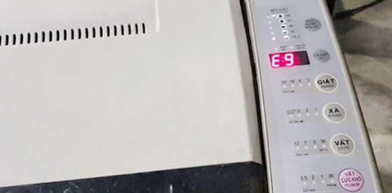 Dấu hiệu nhận biết mã lỗi E9