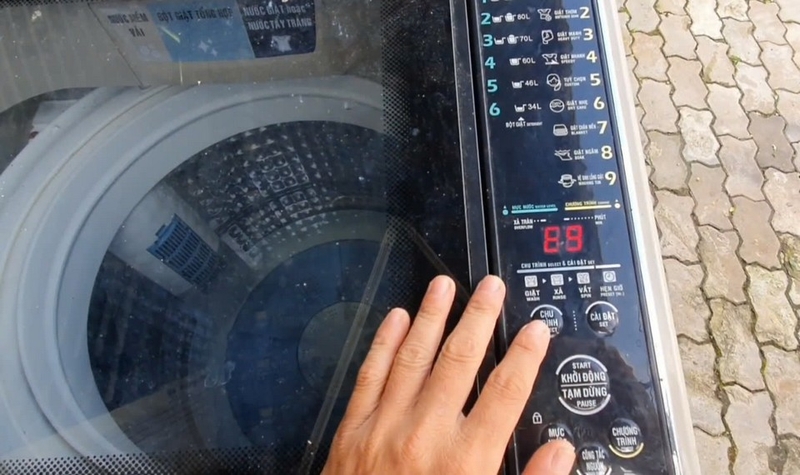 Lỗi E9 máy giặt Sanyo