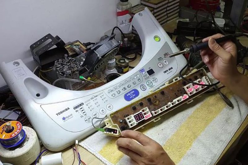 Lỗi EC5 máy giặt Toshiba